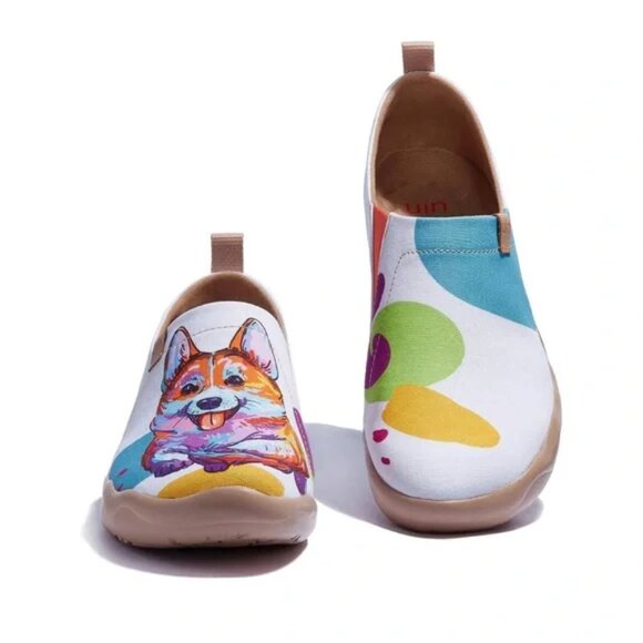 UIN, Spanish Art Travel Shoes, "Wait for Me", Sz 7.5, EUC - Picture 2 of 6